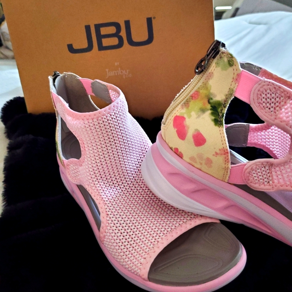 JAMBU JBU Pink MESH Sandals 7M